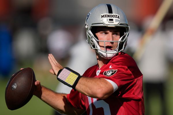 Raiders QB Mendoza 'will get plenty of reps' in preseason opener
