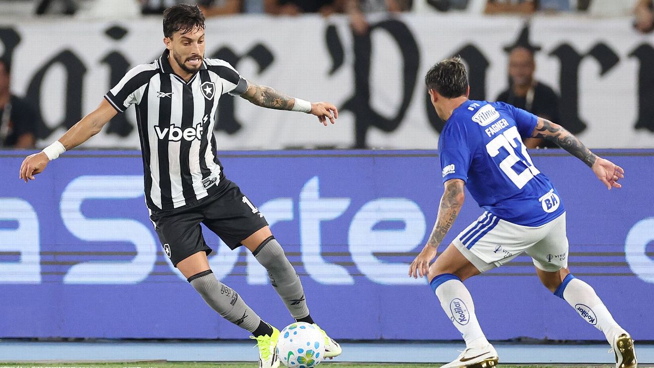 Cruzeiro x Botafogo: onde assistir ao vivo e escalações do jogo do Brasileirão