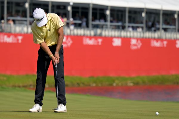 Jackson Koivun (61) up 3 at 3M Open, breaks event back-9 record