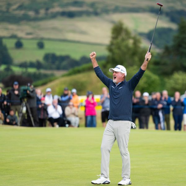 Jerry Kelly wins Senior British Open title for first time