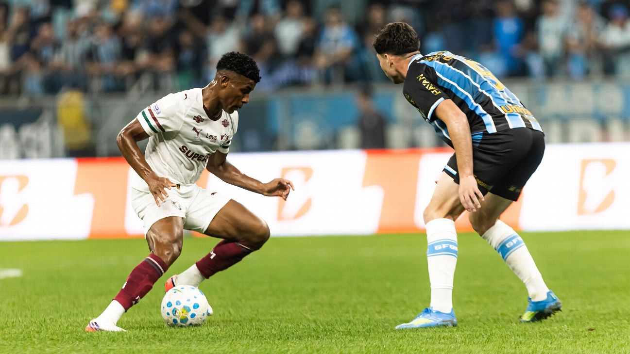 Com gol de estreante, Grêmio arranca empate de Flu...