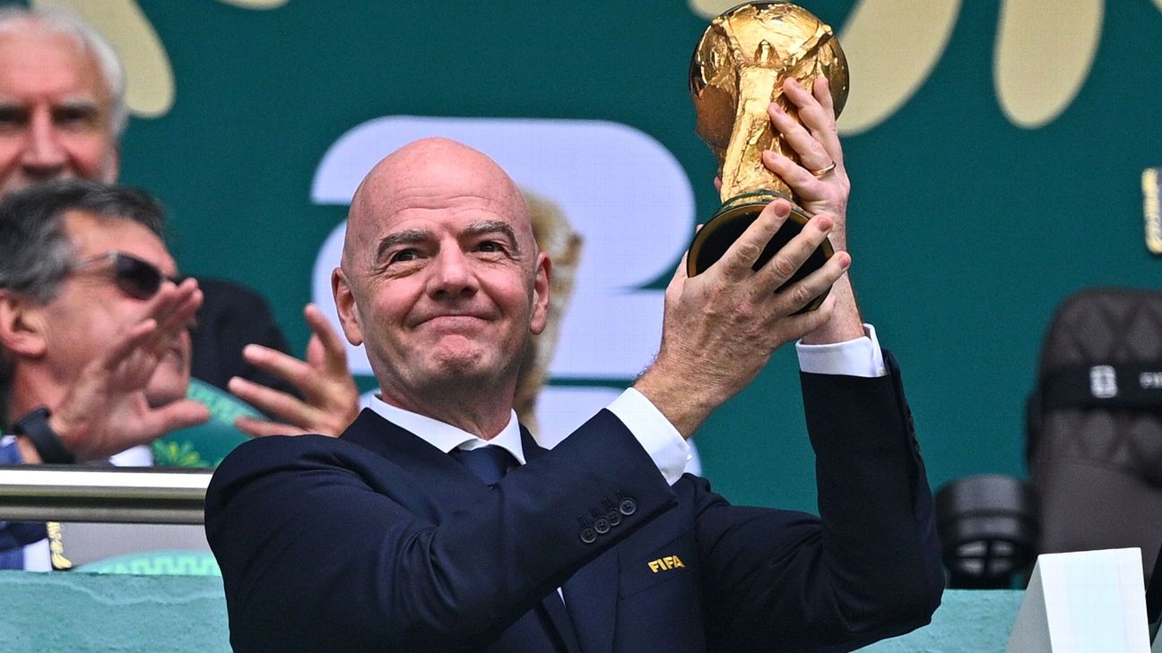 Gianni Infantino tells FIFA members to agree to World Cup plan or miss $40m in funding