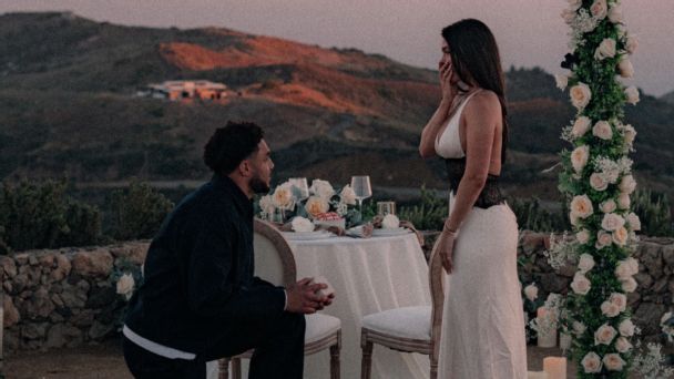 Falcons WR Drake London's proposal to Sofia Gabay included Taco Bell