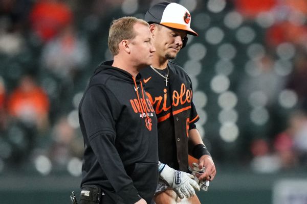 1B Ryan Mountcastle tears oblique, might not return in 2026