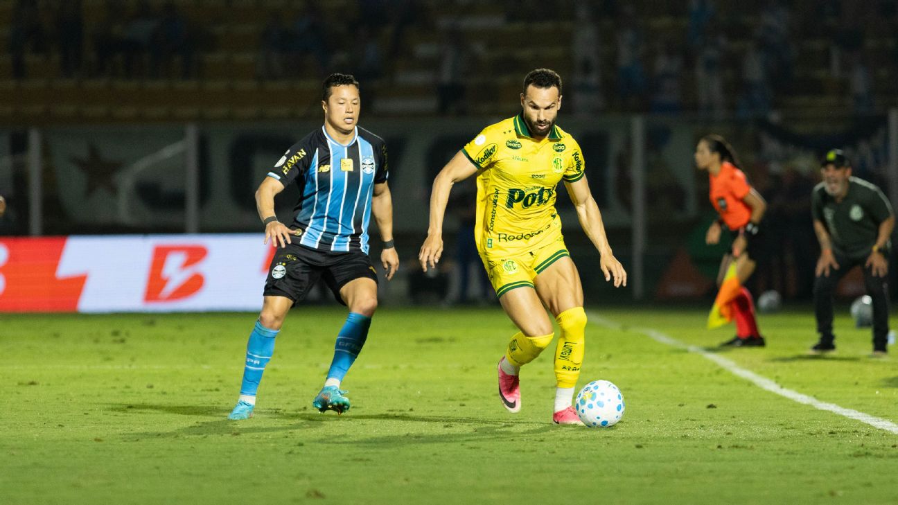 Copa do Brasil: Mirassol sai na frente, mas Grêmio busca empate e decisão de vagas nas quartas vai aberta para Porto Alegre