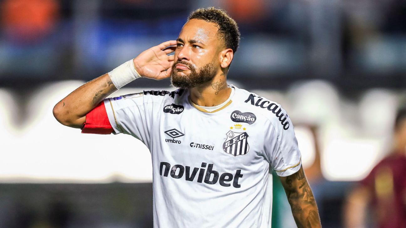 Neymar diz que não ficará até o fim de leilão por foco em Remo x Santos: 'Vou para casa descansar'