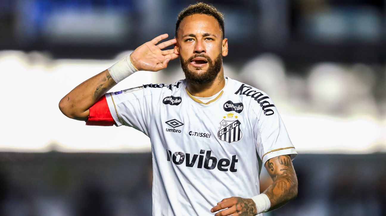Neymar diz que 'tudo vaza' no Santos e ironiza: 'Já postaram que vou ser reserva, então está tudo bem'