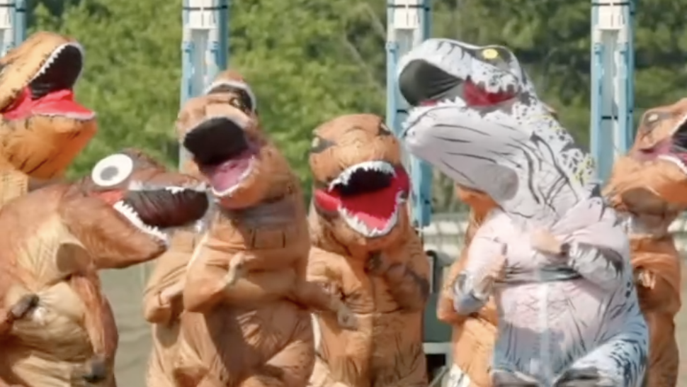 "Everything about it is a challenge," ABC News reporter Danny New said of T-Rex racing. — Article image accompanying 'It's just phenomenal': Inside the primal appeal of T-Rex races on WagerUp Sports News. "Everything about it is a challenge," ABC News reporter Danny New said of T-Rex racing. — Article image accompanying 'It's just phenomenal': Inside the primal appeal of T-Rex races on WagerUp Sports News.