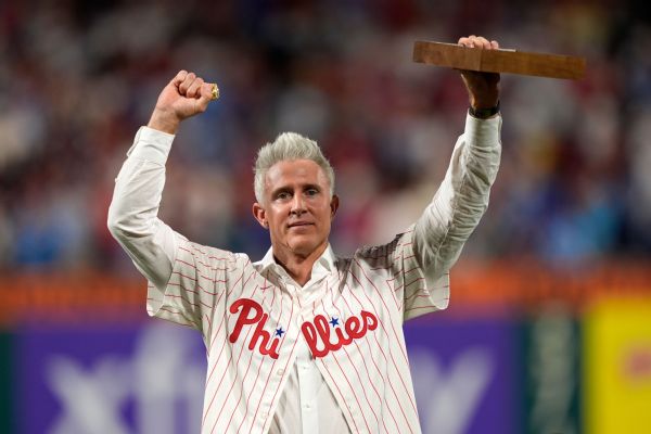 Article image accompanying Phillies legend Chase Utley honored with Wall of Fame induction on WagerUp Sports News. Article image accompanying Phillies legend Chase Utley honored with Wall of Fame induction on WagerUp Sports News.