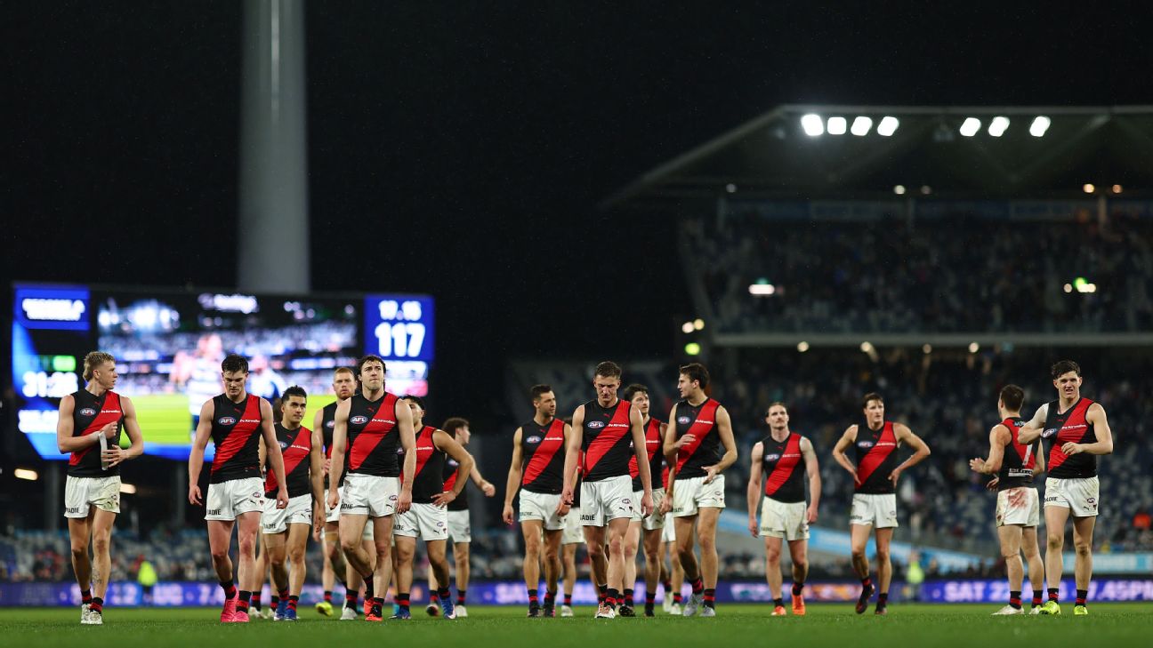 Essendon has been given a little leg up but their request for an AFL assistance package has not prompted draft dispensation. — Article image accompanying No draft pick for lowly Bombers after assistance plea on WagerUp Sports News.