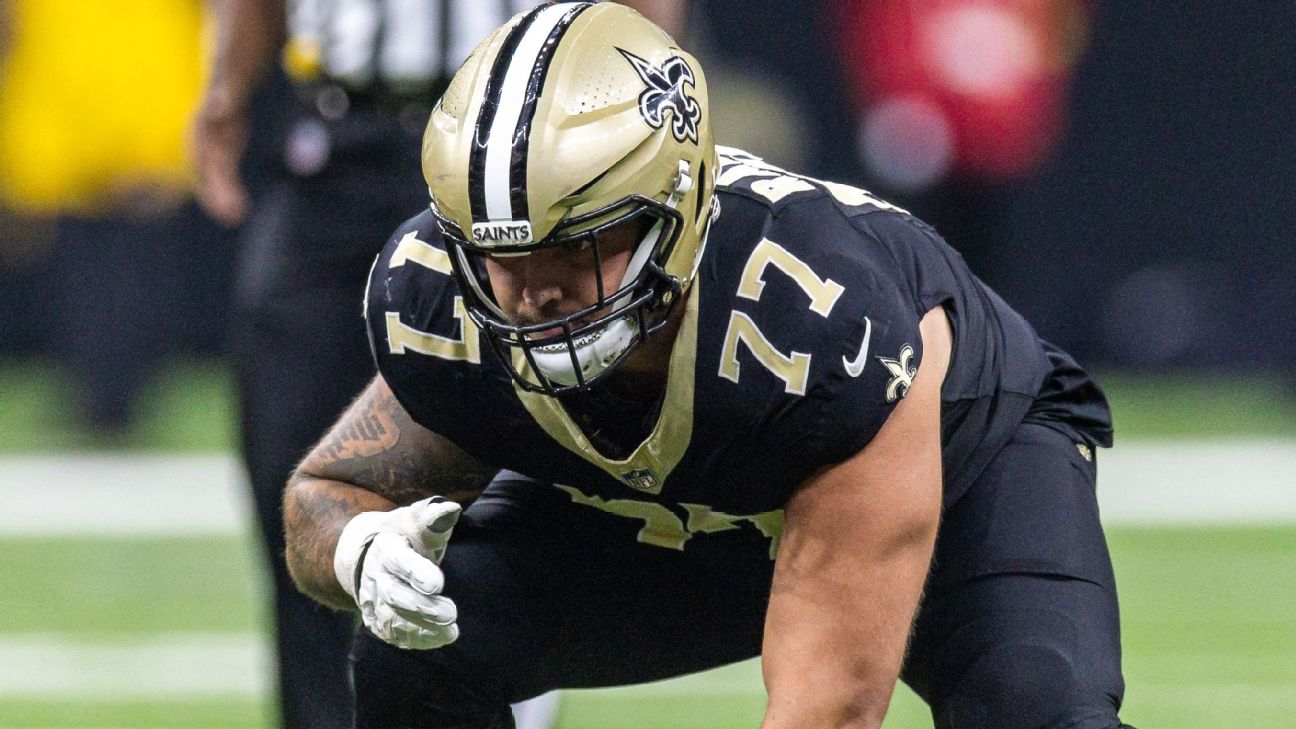Saints' Radunz done for season due to torn ACL