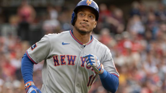 Jorge Polanco and the Mets seek to keep their bats hot against the Braves. — Article image accompanying MLB betting tips for Monday: Last-place Mets battle the Braves on WagerUp Sports News.