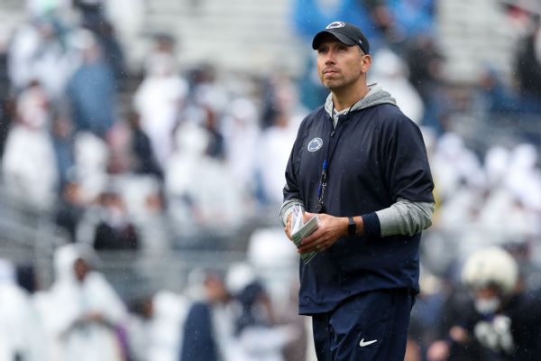 Article image accompanying Penn State's Matt Campbell cites lack of identity for poor start on WagerUp Sports News. Article image accompanying Penn State's Matt Campbell cites lack of identity for poor start on WagerUp Sports News.