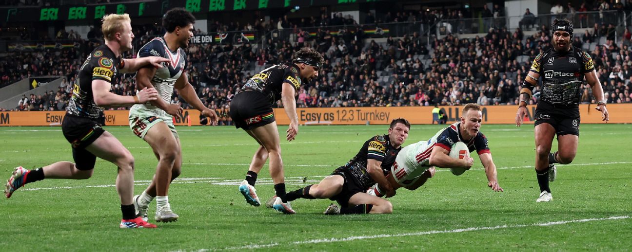 Daly Cherry-Evans of the Roosters scores a try against Penrith. — Article image accompanying Daly Cherry-Evans opens up on shock NRL exit on WagerUp Sports News. Daly Cherry-Evans of the Roosters scores a try against Penrith. — Article image accompanying Daly Cherry-Evans opens up on shock NRL exit on WagerUp Sports News.