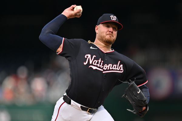 Cade Cavalli took a no-hitter into the seventh inning of the Nationals' 7-0 win over the Cubs on Thursday as he was trying to become the first Washington pitcher to throw a no-hitter since 2015. — Article image accompanying Nats reward ace Cade Cavalli with 4-year contract through 2030 on WagerUp Sports News. Cade Cavalli took a no-hitter into the seventh inning of the Nationals' 7-0 win over the Cubs on Thursday as he was trying to become the first Washington pitcher to throw a no-hitter since 2015. — Article image accompanying Nats reward ace Cade Cavalli with 4-year contract through 2030 on WagerUp Sports News.