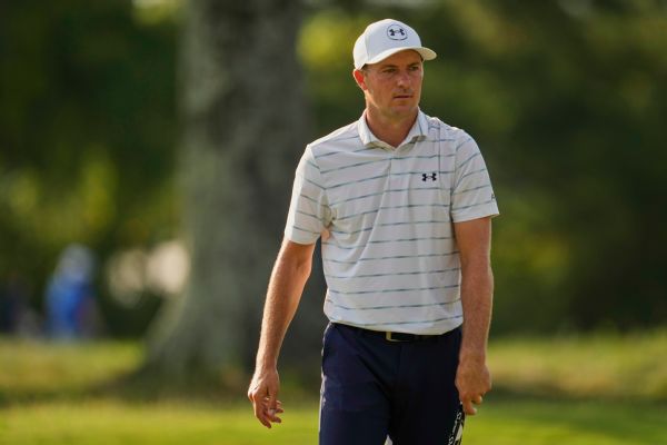Article image accompanying Spieth fires 65, grabs share of lead in PGA Tour playoff opener on WagerUp Sports News. Article image accompanying Spieth fires 65, grabs share of lead in PGA Tour playoff opener on WagerUp Sports News.