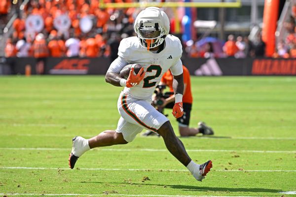 Miami RB Jordan Lyle charged with reckless driving, fleeing police