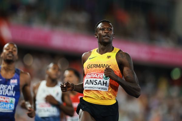 Article image accompanying German sprinter Owen Ansah wins 200m gold as potential ban looms on WagerUp Sports News. Article image accompanying German sprinter Owen Ansah wins 200m gold as potential ban looms on WagerUp Sports News.
