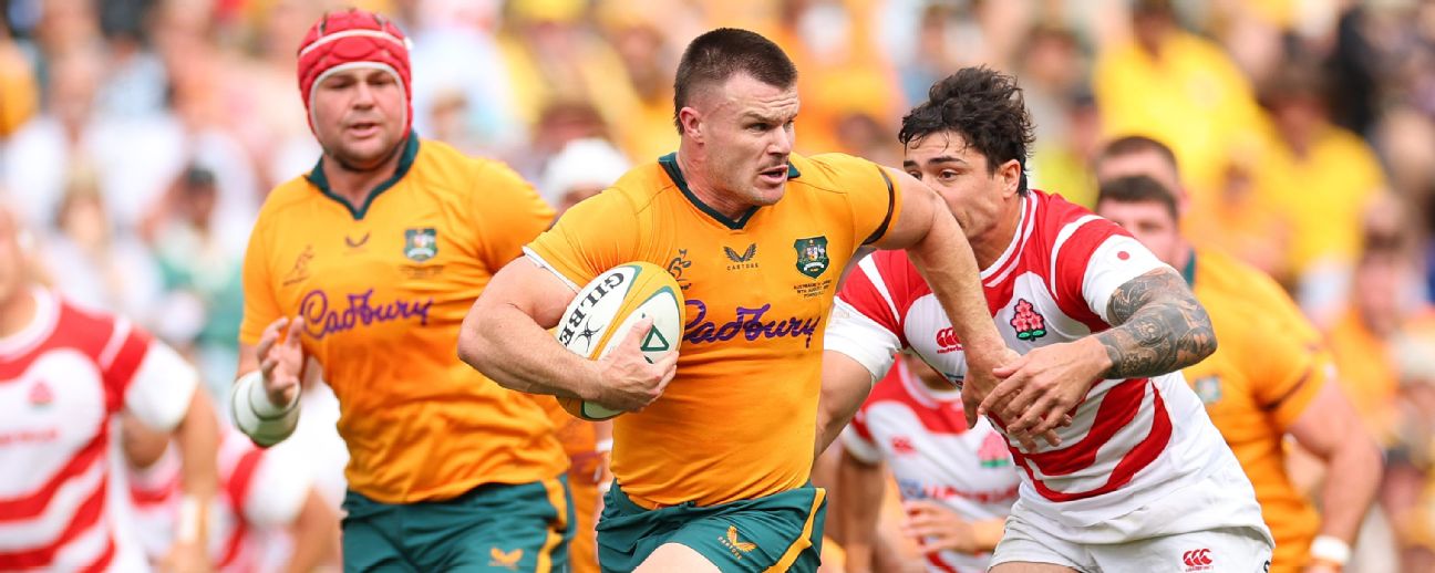 Isaac Henry was one of the Wallabies' best in their 56-17 win over Japan in Townsville — Article image accompanying Suaalii switch? Henry delivers on Wallabies run-on debut to muddy midfield mix on WagerUp Sports News. Isaac Henry was one of the Wallabies' best in their 56-17 win over Japan in Townsville — Article image accompanying Suaalii switch? Henry delivers on Wallabies run-on debut to muddy midfield mix on WagerUp Sports News.