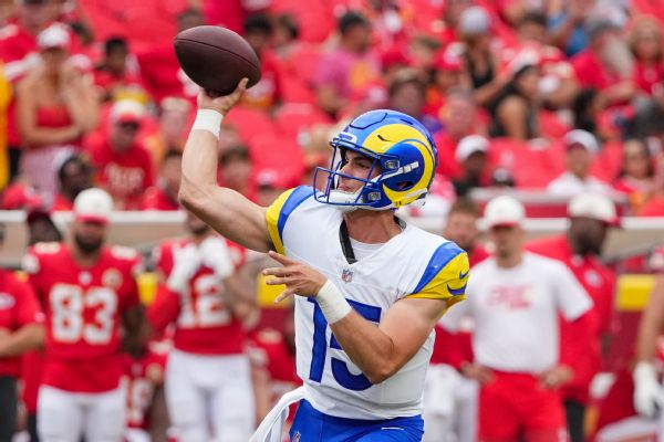 Rams' top pick Simpson shines in 2-TD preseason debut vs. Chiefs