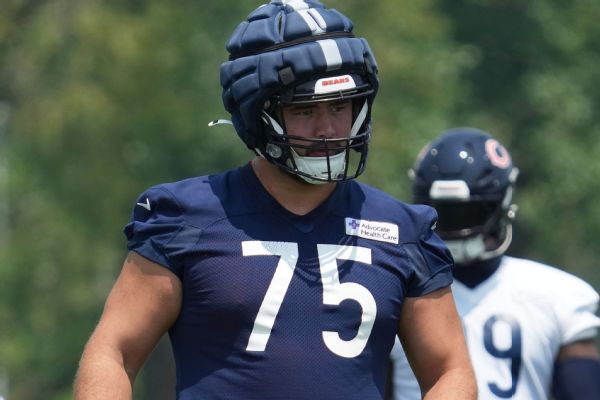 LT Ozzy Trapilo (knee) now eligible to practice with Bears