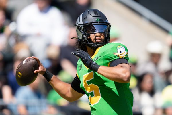 Dante Moore lidera encuestas rumbo al draft NFL 2027
