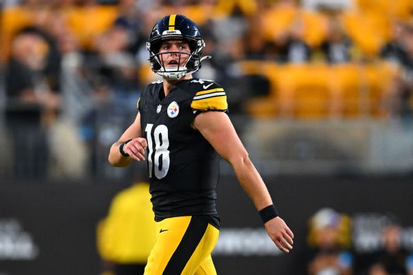 Steelers QBs Howard, Allar sputter in preseason dud vs. Jets