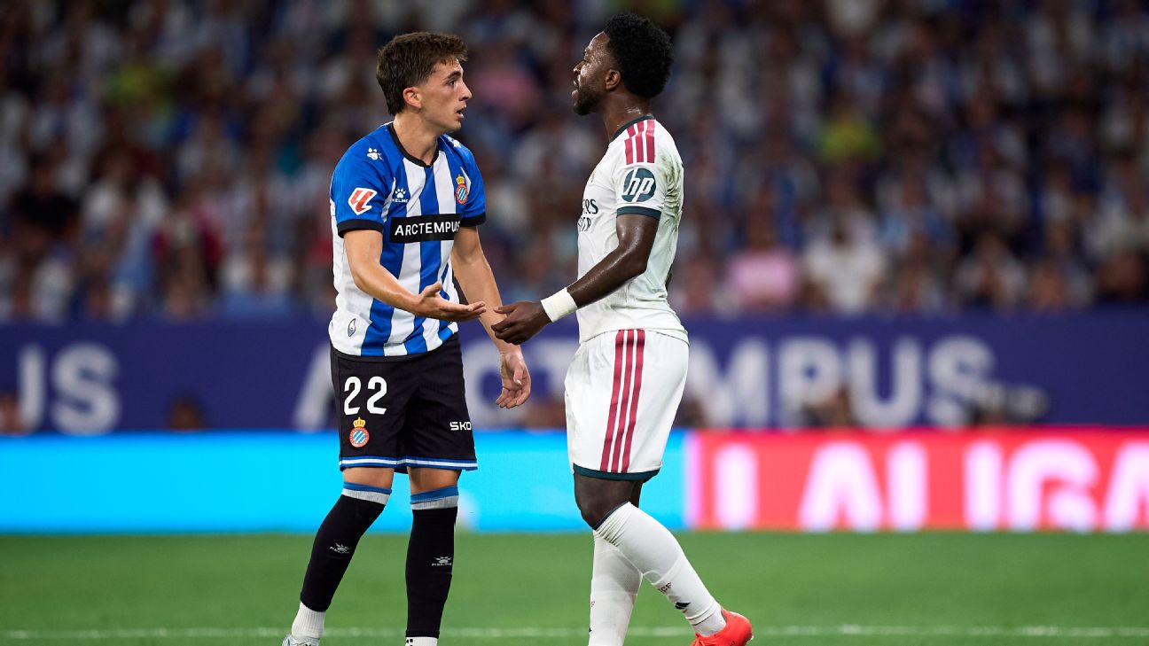 Espanyol โพสต์แซะ Vinícius Júnior หลังดราม่าเกม Real Madrid ชนะ 2-1 รูปประกอบข่าวฟุตบอล