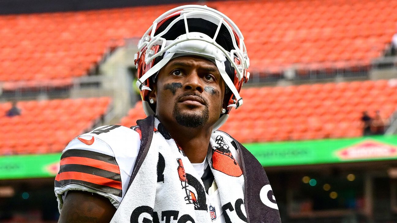 Browns' Deshaun Watson set for first start since 2024 season