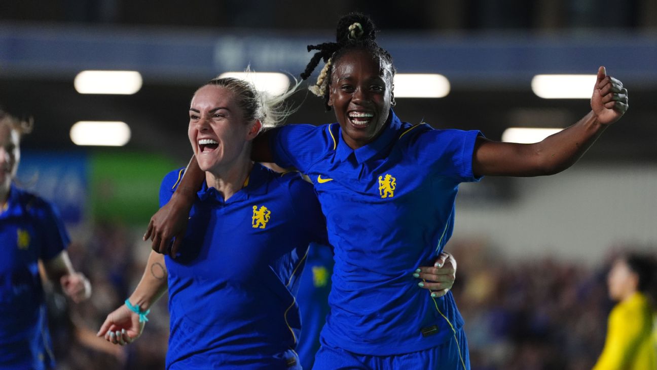เชลซีบุกชนะเรอัล โซเซียดาด 5-2 เกมแรกคัดเลือกยูฟ่า วีเมนส์ แชมเปียนส์ลีก รูปประกอบข่าวฟุตบอล