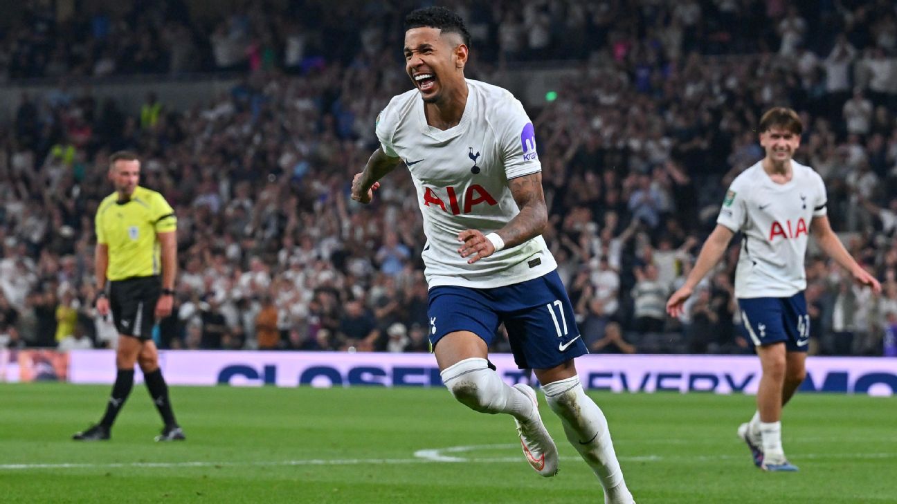 De Zerbi สั่ง Sávio ยิงให้ถึง 10-12 ประตู หลังประเดิมสวยให้ Tottenham ใน Carabao Cup รูปข่าวฟุตบอล
