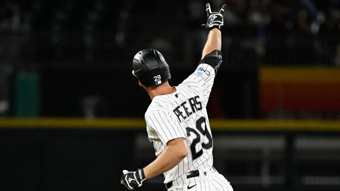 Peters Matches White Sox Record with Fifth Straight Homer