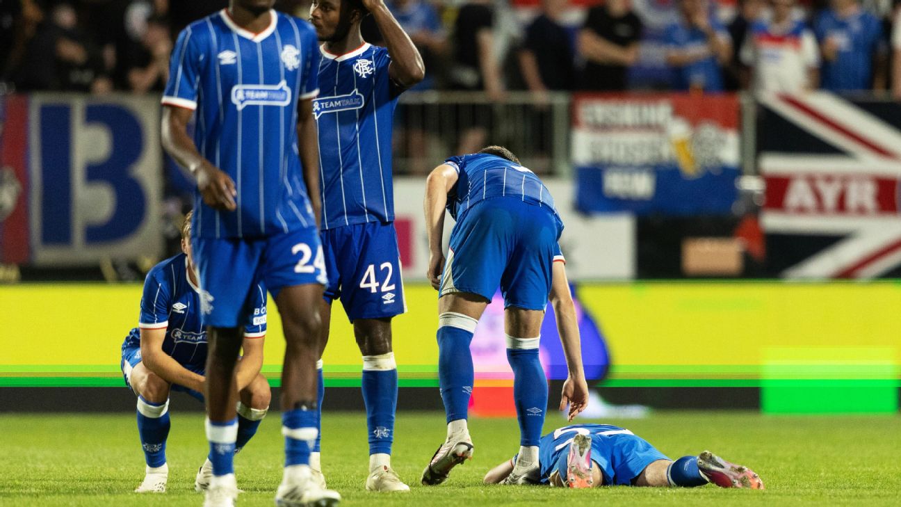 Rangers ตกรอบ UEFA Conference League หลังแพ้จุดโทษ Jablonec 4-3 ที่ Stadion Strelnice รูปประกอบข่าวฟุตบอล