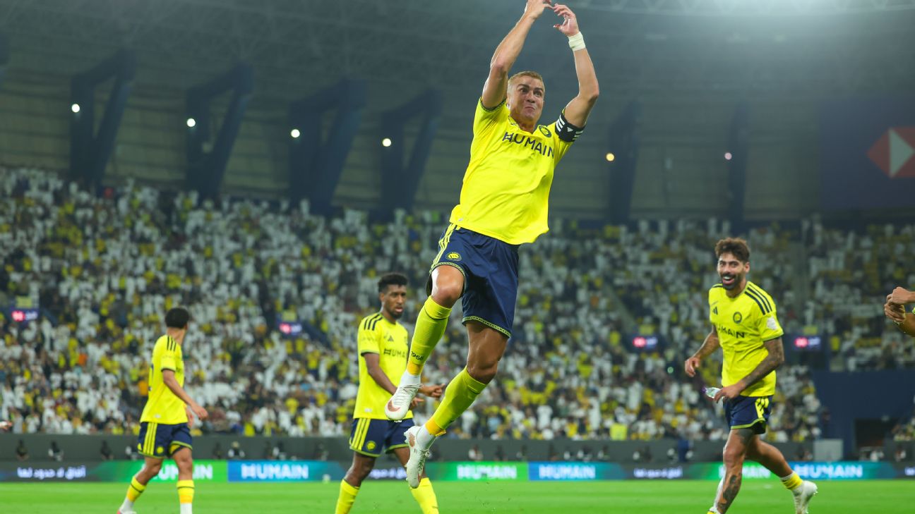 Cristiano Ronaldo ยิงประตูชัยพา Al Nassr เฉือน Al Taawoun 2-1 รักษาสถิติชนะรวด Saudi Pro League รูปประกอบข่าวฟุตบอล