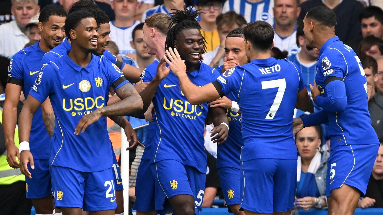 เชลซีพบไบรท์ตัน & Hove Albion เปิดโปรแกรมพรีเมียร์ลีกวันอาทิตย์ลุ้นคว้าชัยนัดที่สอง รูปประกอบข่าวฟุตบอล