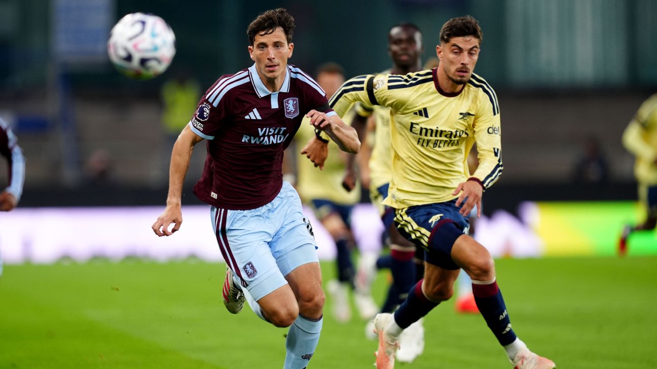 Aston Villa พบ Arsenal ศึกพรีเมียร์ลีกนัดสอง ดูบอลสดอัปเดตสดที่ Villa Park รูปประกอบข่าวฟุตบอล