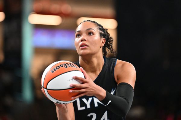 Five-time All-Star Napheesa Collier, who averaged 16.8 points and 6.9 rebounds for the Lynx after returning from multiple offseason ankle surgeries, will be highly coveted as she enters free agency. — Article image accompanying Lynx's Napheesa Collier unsure of future as free agency looms on WagerUp Sports News.