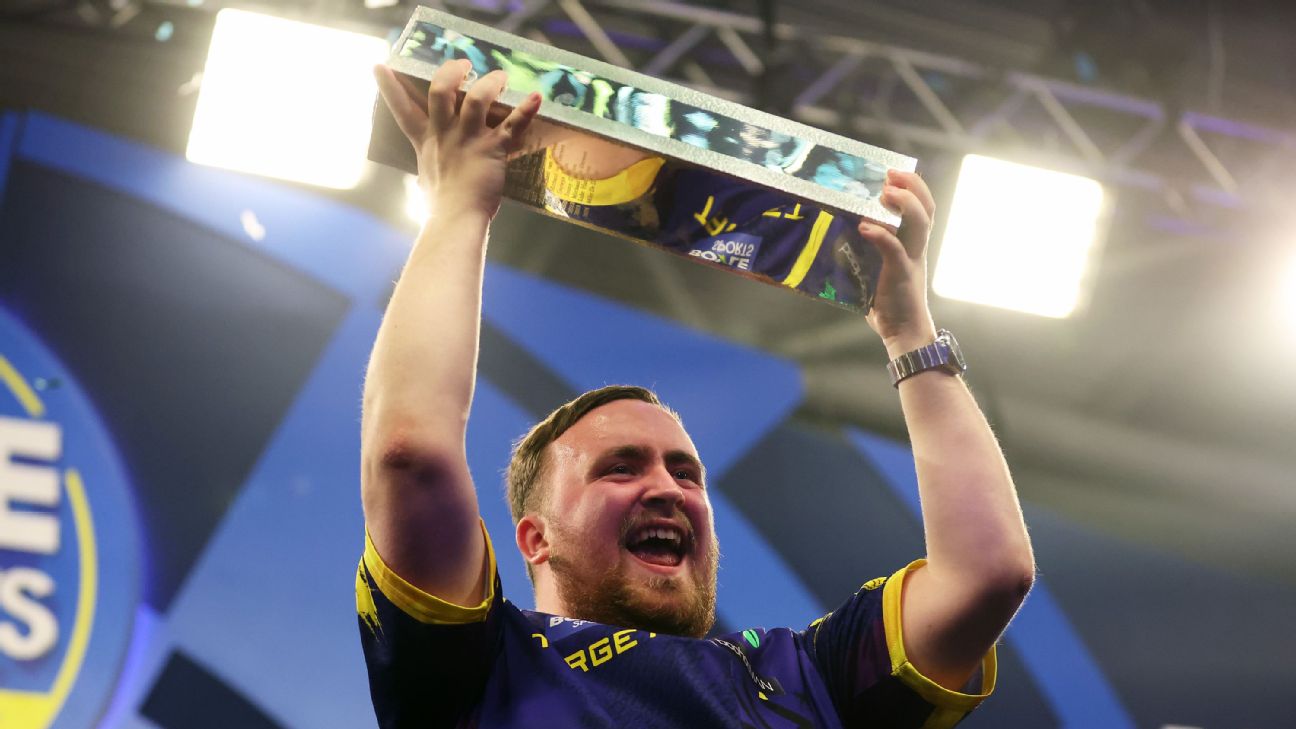 Luke Littler beat Luke Humphries 6-1 in last year's World Grand Prix final. — Article image accompanying World Grand Prix Darts 2026: Schedule, prize money, venue, dates, double-start format explained, more on WagerUp Sports News. Luke Littler beat Luke Humphries 6-1 in last year's World Grand Prix final. — Article image accompanying World Grand Prix Darts 2026: Schedule, prize money, venue, dates, double-start format explained, more on WagerUp Sports News.