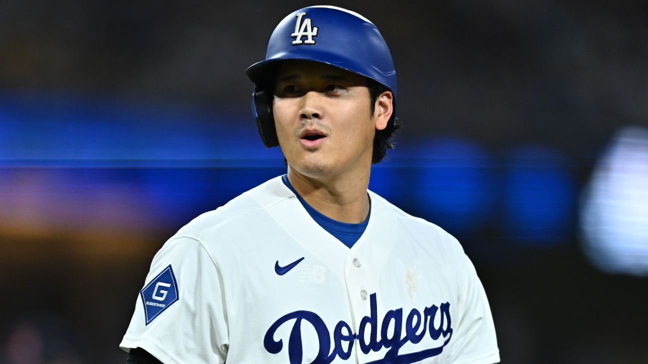 Dodgers' Shohei Ohtani day-to-day with biceps, neck issues