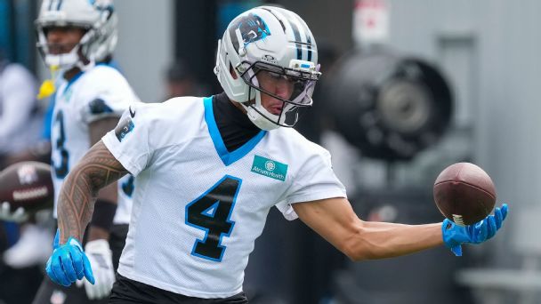 Panthers' Tetairoa McMillan says he's stronger, but is he more versatile, too?