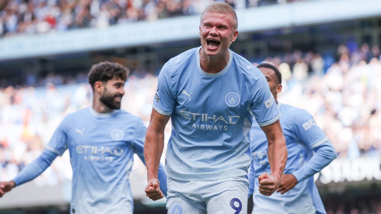 ผลฟุตบอลพรีเมียร์ลีก แมนเชสเตอร์ ซิตี้ ชนะ โคเวนทรี 1-0 ฮาลันด์ทำประตูชัย รูปประกอบข่าวฟุตบอล