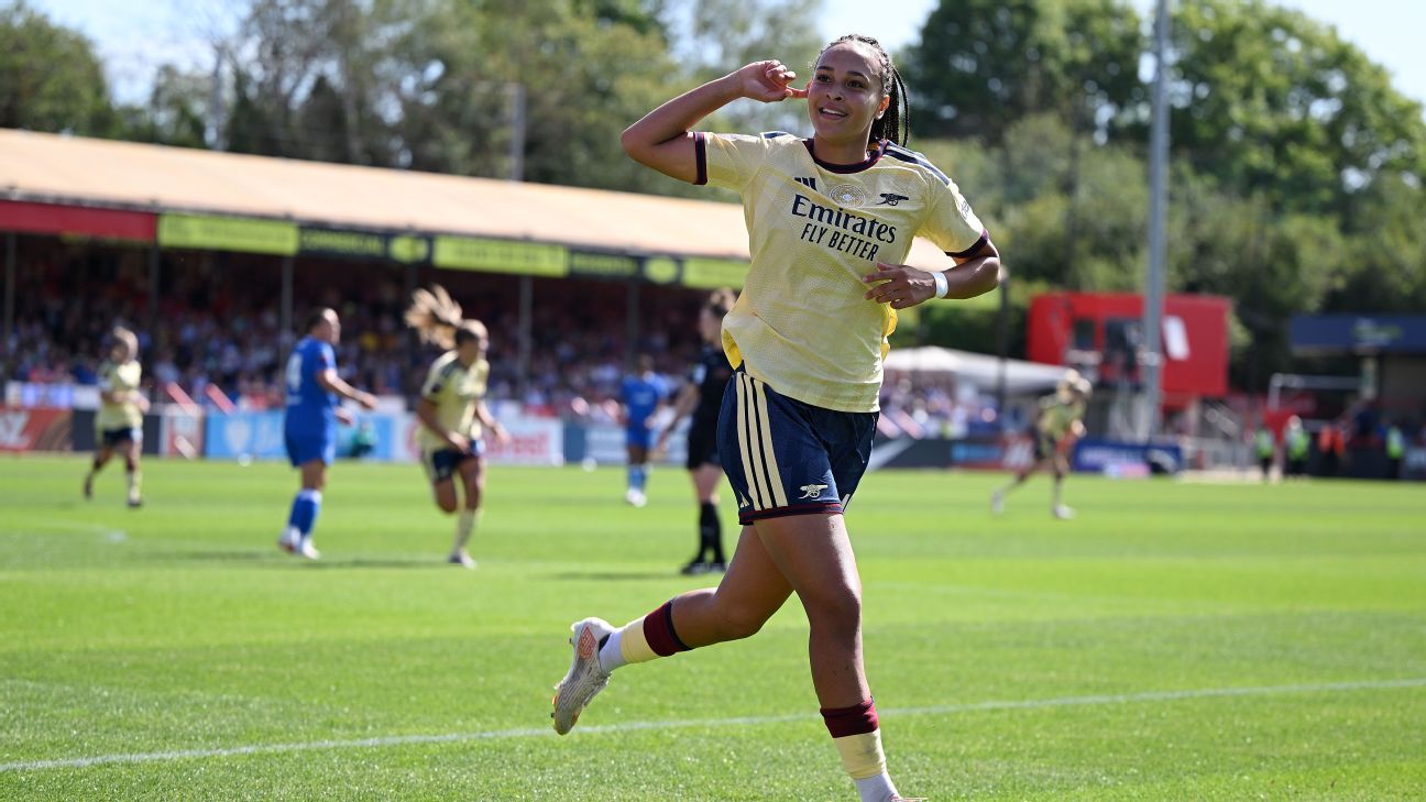 ลิซา เบาม์ ยิงประเดิมพาอาร์เซนอลชนะไบรท์ตัน 1-0 เปิดฤดูกาล WSL รูปประกอบข่าวฟุตบอล