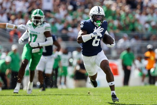 Article image accompanying Penn State's Koby Howard to miss time with undisclosed injury on WagerUp Sports News. Article image accompanying Penn State's Koby Howard to miss time with undisclosed injury on WagerUp Sports News.