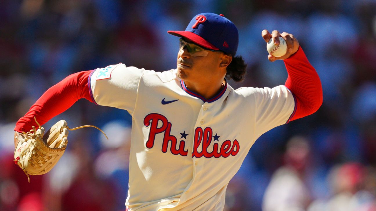 Jesus Luzardo pitches 1st career shutout as Phillies beat Braves