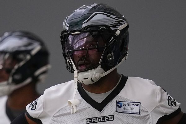 Jonathan Greenard back at practice as Eagles prepare for Week 1