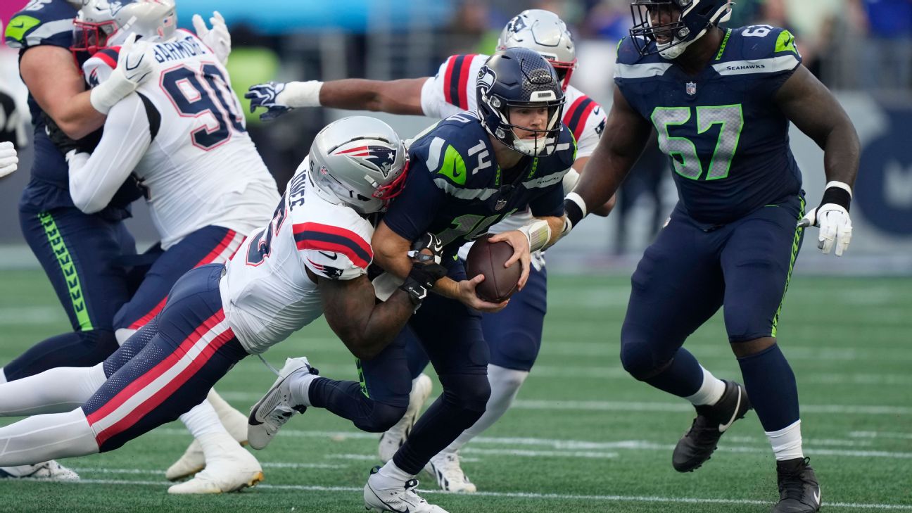 Sources: Seahawks' Sam Darnold expected to miss Week 2