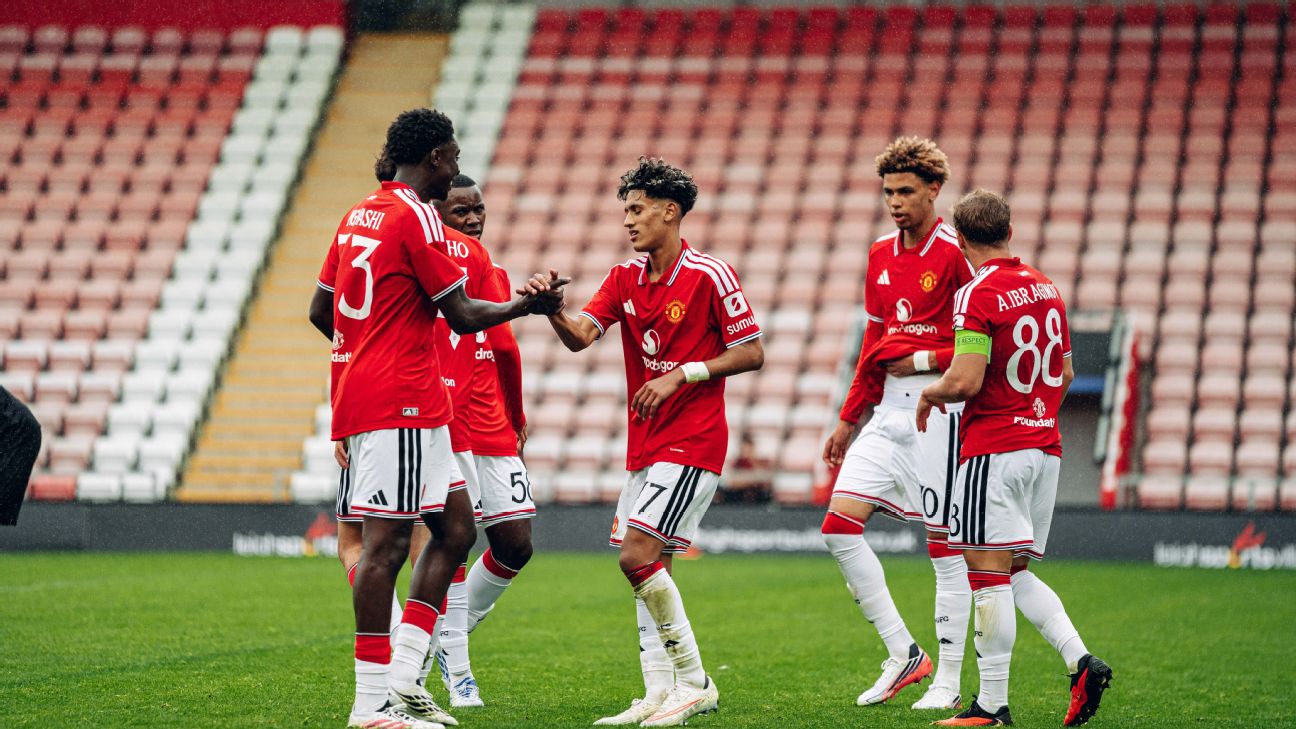 JJ Gabriel แฮตทริกเกมแรก UEFA Youth League พาแมนเชสเตอร์ ยูไนเต็ด ยู-19 ชนะ Sabah 5-0 รูปประกอบข่าวฟุตบอล
