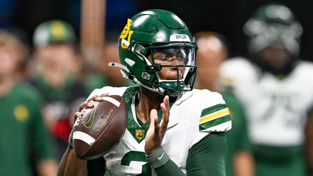 Article image accompanying Baylor QB DJ Lagway again ruled out; Nate Bennett to start on WagerUp Sports News. Article image accompanying Baylor QB DJ Lagway again ruled out; Nate Bennett to start on WagerUp Sports News.