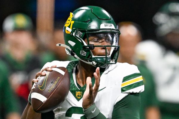 Article image accompanying Baylor QB Lagway expected to return from injury vs. Colorado on WagerUp Sports News. Article image accompanying Baylor QB Lagway expected to return from injury vs. Colorado on WagerUp Sports News.