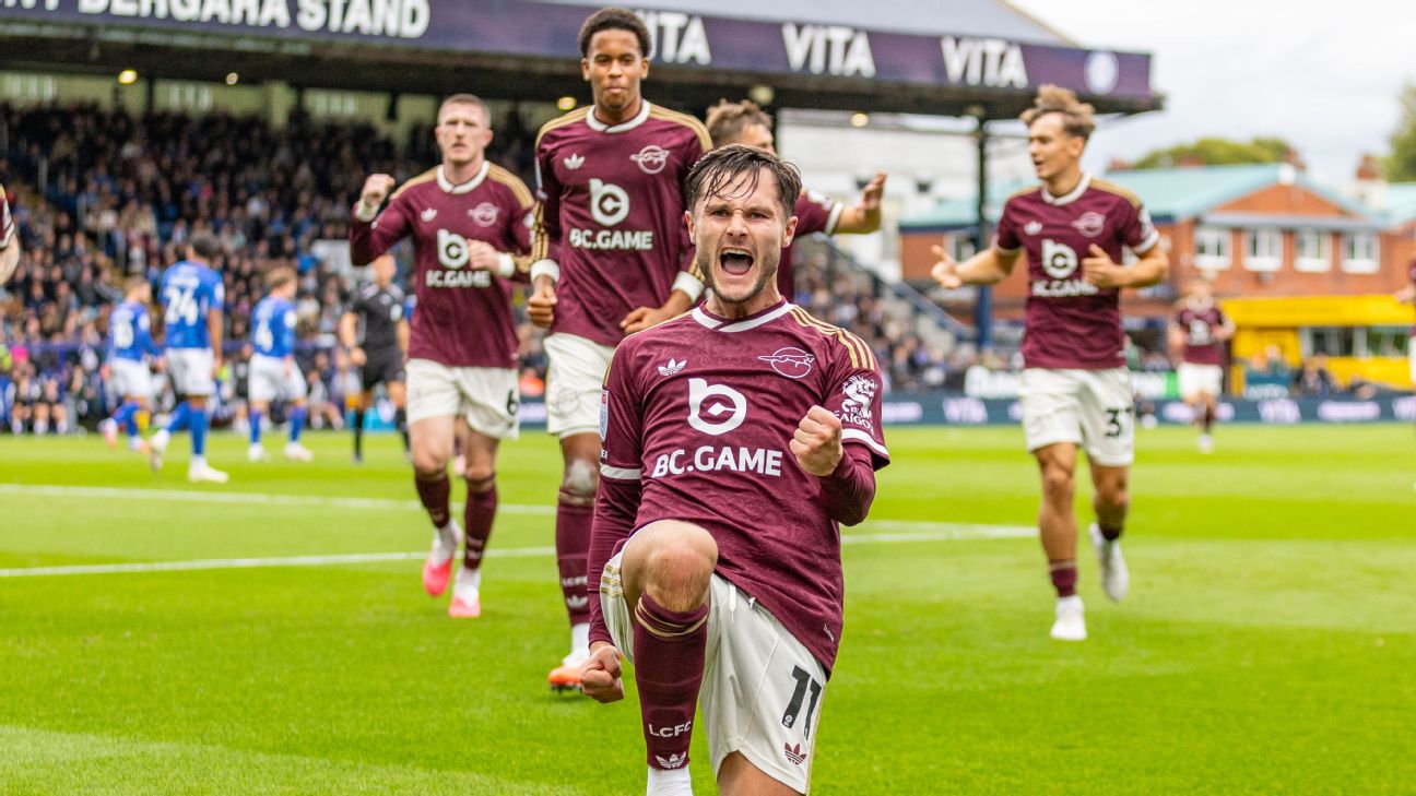 เลสเตอร์ ซิตี้ ชนะ Stockport County 4-3 แต่ยังต้องดิ้นหนีตกชั้นใน EFL League One รูปประกอบข่าวฟุตบอล
